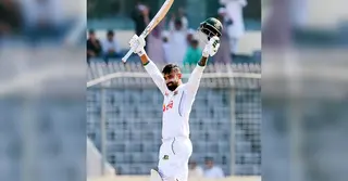 লিটনের ৫ম সেঞ্চুরি, মুশফিকের পর আরও এক উদযাপন